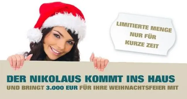 Bild: Steeb startet Nikolaus-Aktion für Mittelstand