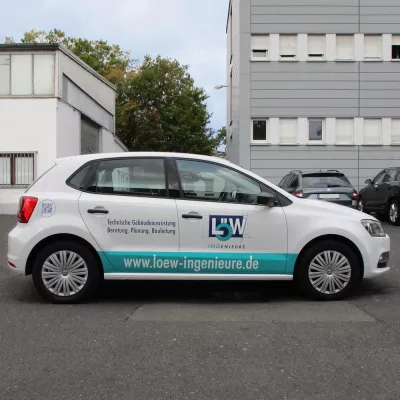 Bild: Löw Ingenieure: Rollende Werbung