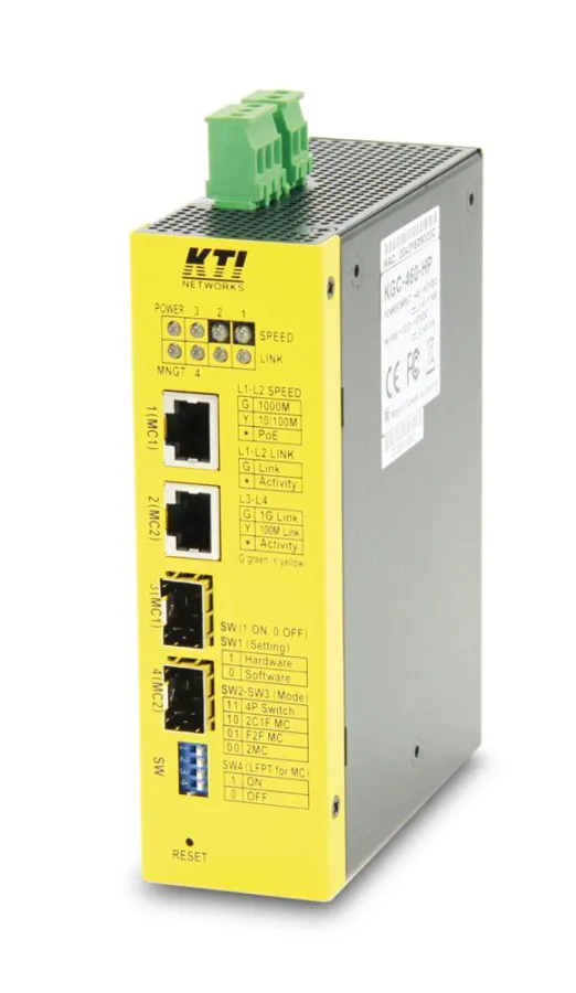 Ein echtes Multitalent: der Medienwandler KGC-460 von KTI