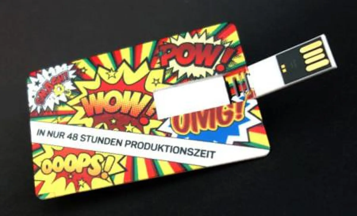 USB-Visitenkarte mit brillianten Fotodruck