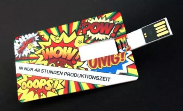 Bild: USB-Visitenkarten in 2-3 Tagen geliefert