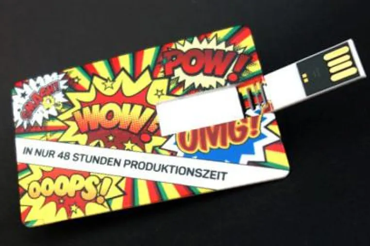 Bild: USB-Visitenkarten in 2-3 Tagen geliefert