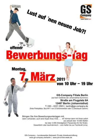 Bild: Offener Bewerbungs-Tag in Berlin - Adlershof