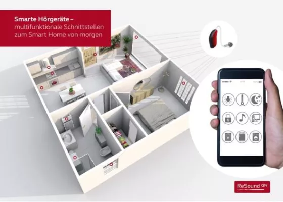 Bild: Hausgerät an Hörgerät: „Bitte Spargel einschieben!“ - IFA: Smart-Home-Lösungen von ReSound und Miele