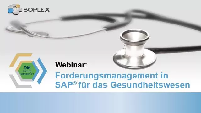 Bild: SOPLEX DM – Forderungsmanagement in SAP® für das Gesundheitswesen