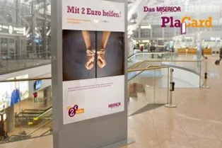 Misereor-Kampagne sichert sich den Airport Media Award im März Bild: Misereor-Kampagne sichert sich den Airport Media Award im März