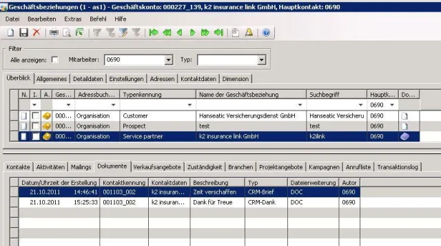Briefe, Glückwünsche, Dankschreiben und andere Dokumente in Microsoft Dynamics AX-CRM Bild: Briefe, Glückwünsche, Dankschreiben und andere Dokumente in Microsoft Dynamics AX-CRM