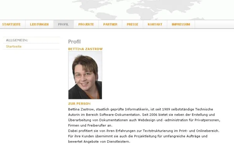 Bettina Zastrow präsentiert sich mit neuem Internetauftritt Bild: Bettina Zastrow präsentiert sich mit neuem Internetauftritt
