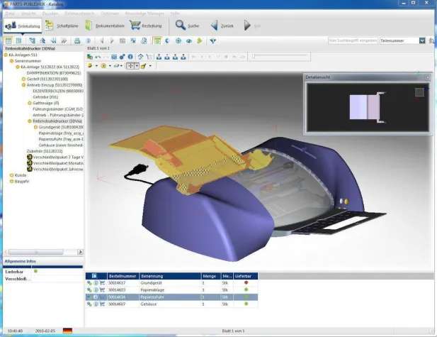 Bild: Ersatzteilkataloge direkt aus SolidWorks und CATIA generieren