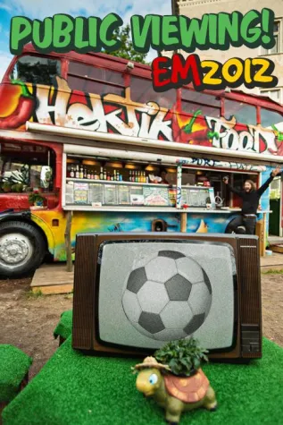 Bild: Fußball-EM 2012 im Garten bei hektikfood