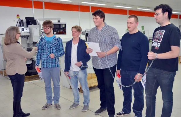 Bild: Fünf Azubis zum Gesellen „geschlagen“