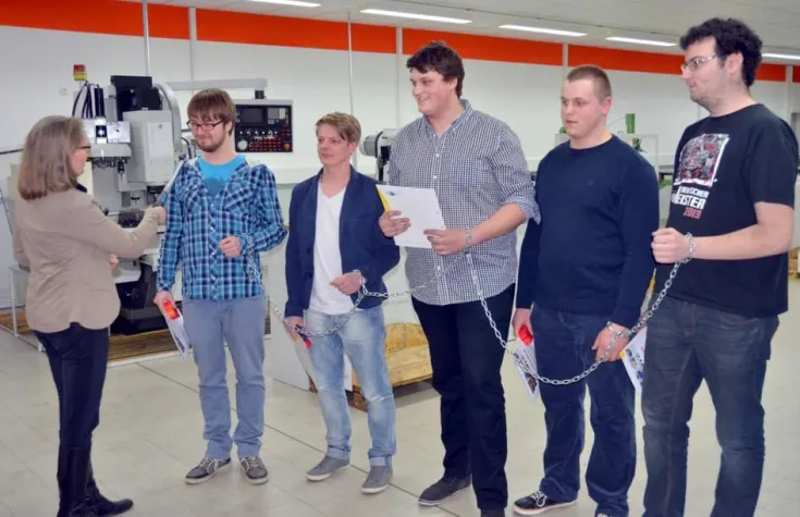 Bild: Fünf Azubis zum Gesellen „geschlagen“