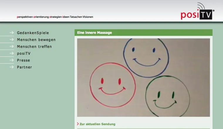 Bild: Neue Internetplattform posiTV® als tägliche 5-Minuten-Auszeit
