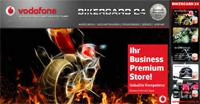 Bild: Bikercard24 gewinnt mit Vodafone Business Premium Store Stuttgart einen neuen Partner