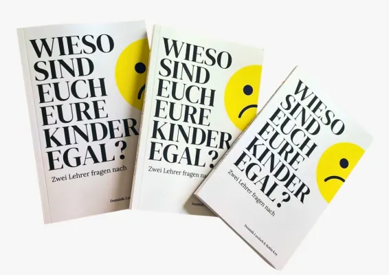 Bild: Zwei Lehrer hinterfragen das Bildungssystem in Deutschland - neues Sachbuch"Wieso sind euch eure Kinder egal?"