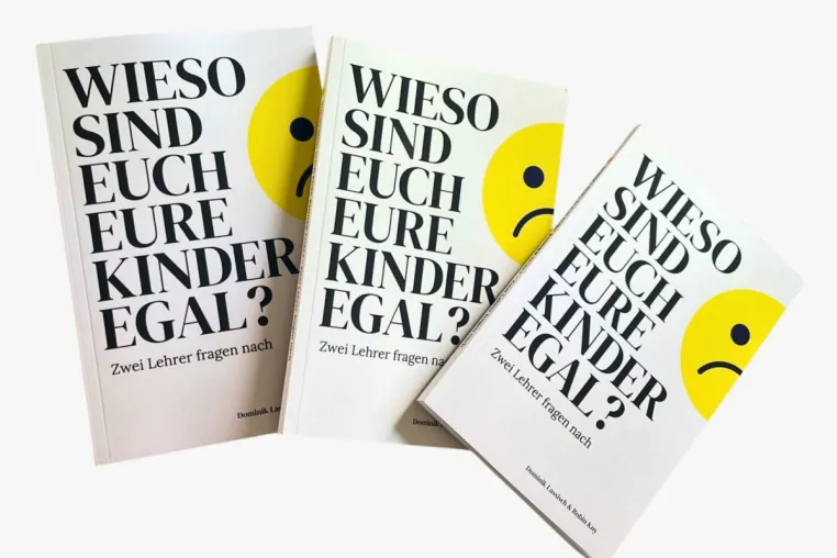 Bild: Zwei Lehrer hinterfragen das Bildungssystem in Deutschland - neues Sachbuch"Wieso sind euch eure Kinder egal?"