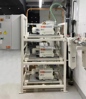 Bild: Busch Vakuumtechnik im Einsatz gegen Corona