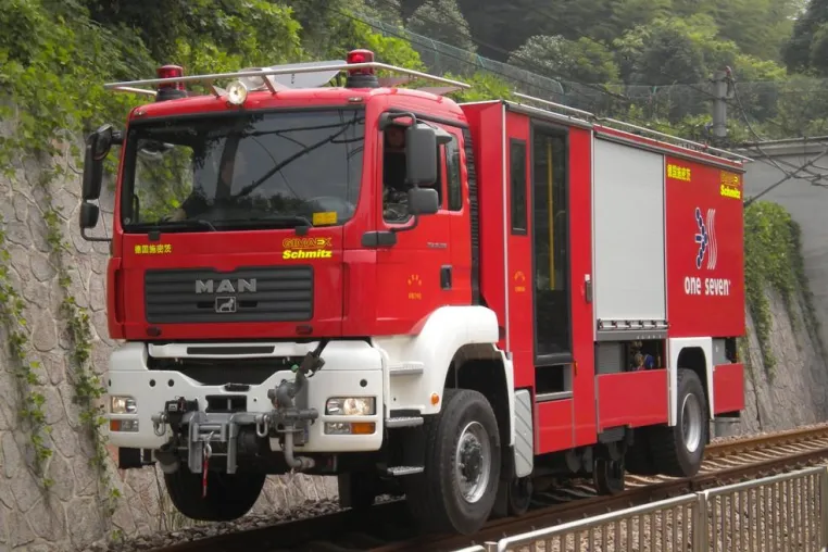 Bild: GIMAEX liefert Sonderfahrzeug TLF 30/10/2/2 mit One Seven® an Nanjing, China