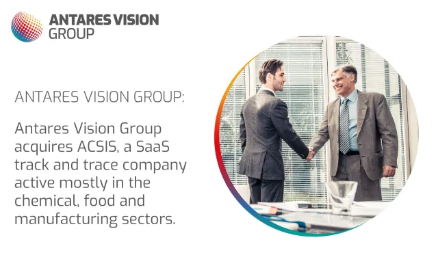Bild: ANTARES VISION GROUP ERWIRBT ACSIS, EIN SAAS-TRACK-AND-TRACE-UNTERNEHMEN