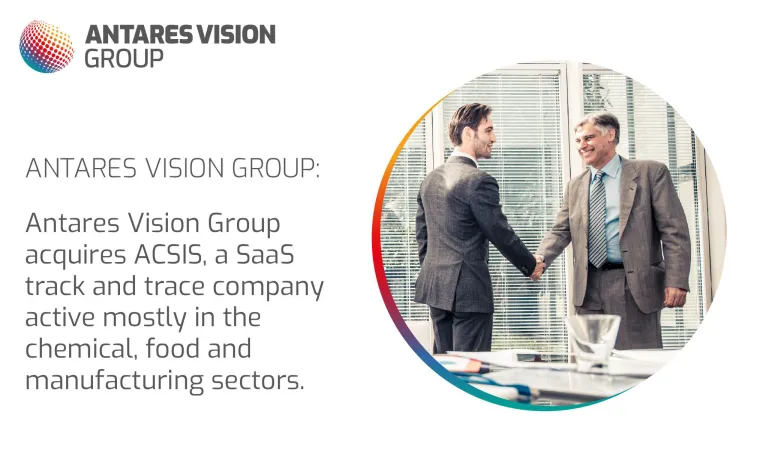 Bild: ANTARES VISION GROUP ERWIRBT ACSIS, EIN SAAS-TRACK-AND-TRACE-UNTERNEHMEN