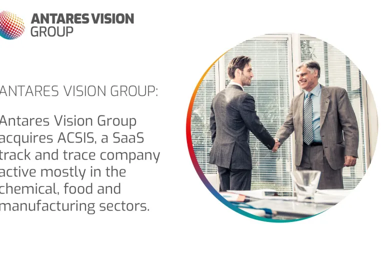 Bild: ANTARES VISION GROUP ERWIRBT ACSIS, EIN SAAS-TRACK-AND-TRACE-UNTERNEHMEN
