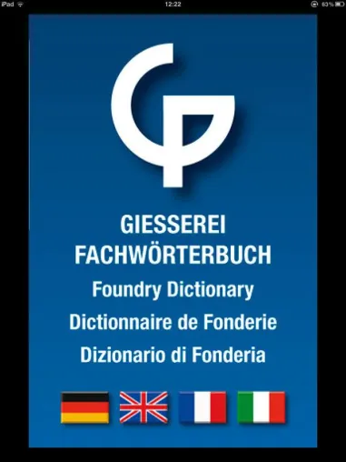 Bild: Die App zum Gießerei-Fachwörterbuch anlässlich der GIFA zum Sonderpreis erhältlich