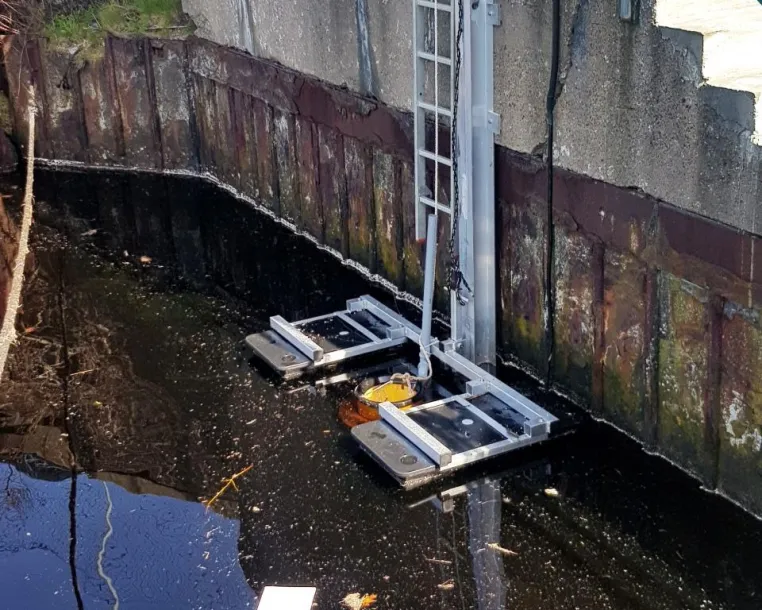 Bild: Niedersachsen Ports installiert Meeresmülleimer in Häfen
