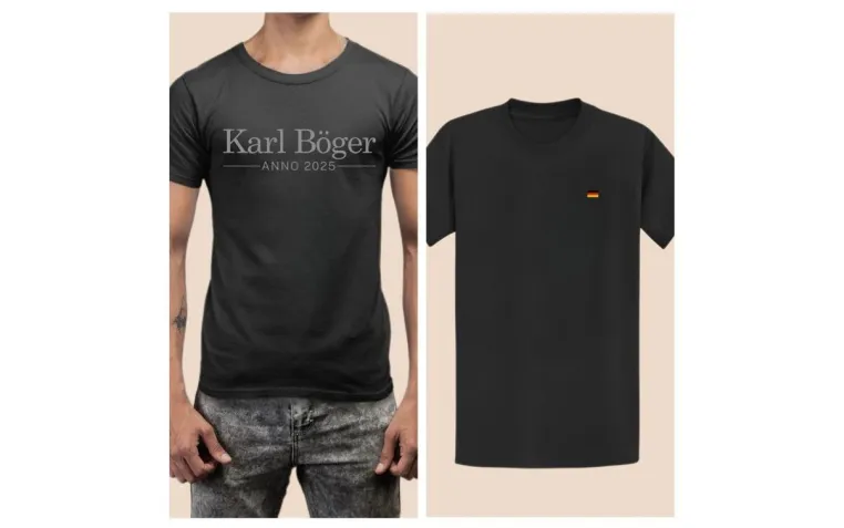 Bild: KARL BÖGER erweitert sein Sortiment: Zwei neue T-Shirts setzen stilvolle Akzente