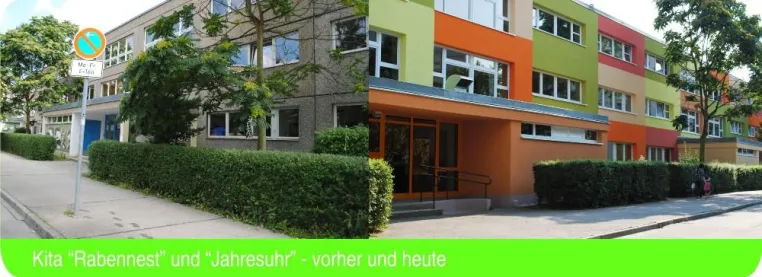 Bunte Farbenpracht - Harmonie im Kiez - erfolgreiche Sanierung der Kitas Bild: Bunte Farbenpracht - Harmonie im Kiez - erfolgreiche Sanierung der Kitas