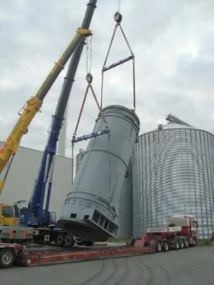 Abhitzeeinheit für ORC-Anlage ausgeliefert Bild: Abhitzeeinheit für ORC-Anlage ausgeliefert