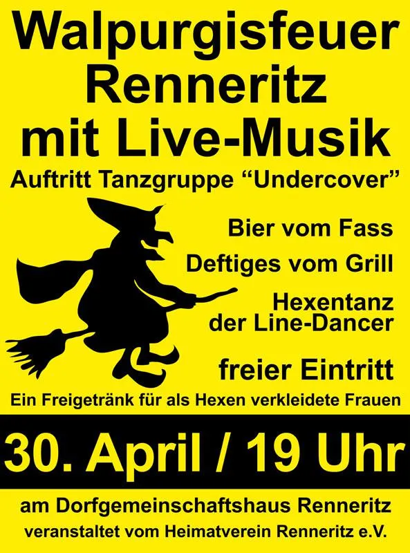 Walpurgisfeuer 2013 in Renneritz
