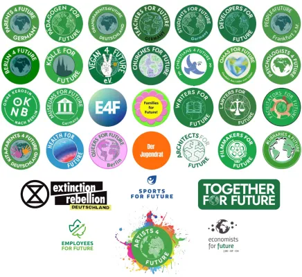 Bild: Gemeinsamer Aufruf von 34 Gruppen der Klimagerechtigkeitsbewegung zum Globalen Klimastreik