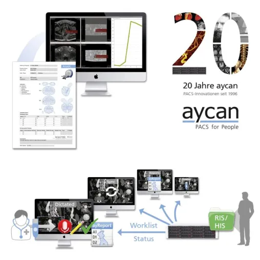 Strukturierte Befundung und aycan workstation Enterprise Edition beim ECR 2016 Bild: Strukturierte Befundung und aycan workstation Enterprise Edition beim ECR 2016