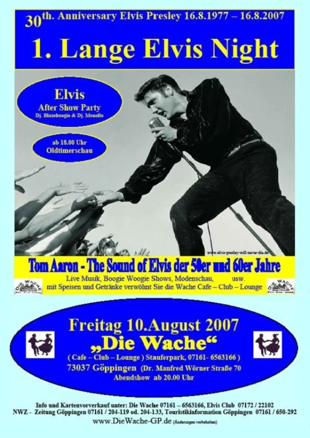 1. Lange Elvis Night mit Oldtimer / US Cars & Bikes Schau