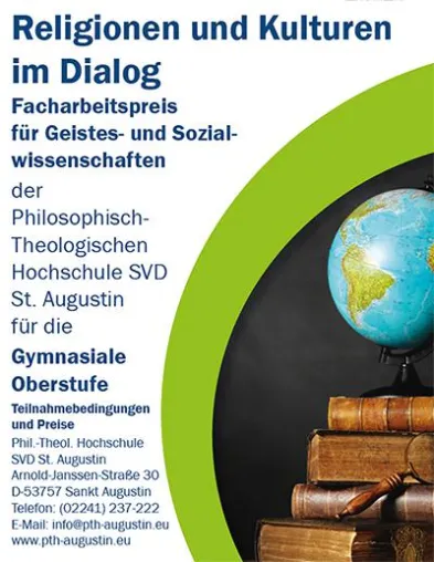 Facharbeitspreis „Religionen und Kulturen im Dialog“ für Oberstufenschüler Bild: Facharbeitspreis „Religionen und Kulturen im Dialog“ für Oberstufenschüler