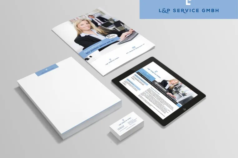 Mehr als nur ein Logo – Almut M. entwickelt den Unternehmensauftritt von L&P Service Bild: Mehr als nur ein Logo – Almut M. entwickelt den Unternehmensauftritt von L&P Service