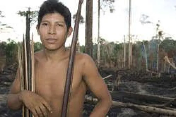 Bild: Unkontaktierte Amazonas Indianer stehen vor Auslöschung