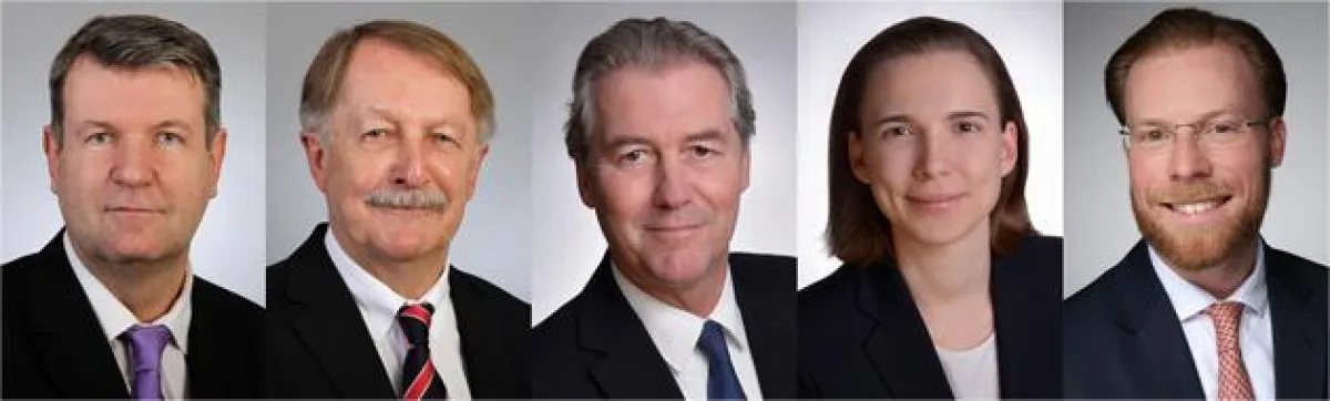 (von links): Christian Halpick, Rüdiger Jansen, Uwe Menzel, Chiara Aengevelt, Daniel Milkus