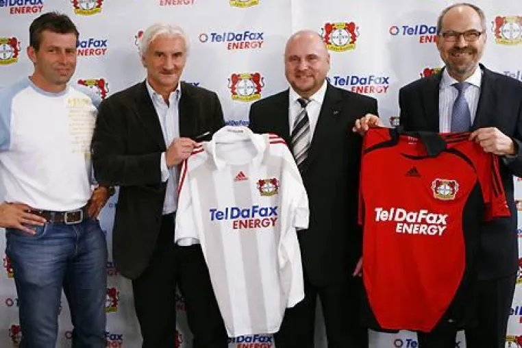 Bild: TelDaFax ENERGY GmbH neuer Hauptsponsor von Bayer 04 Leverkusen
