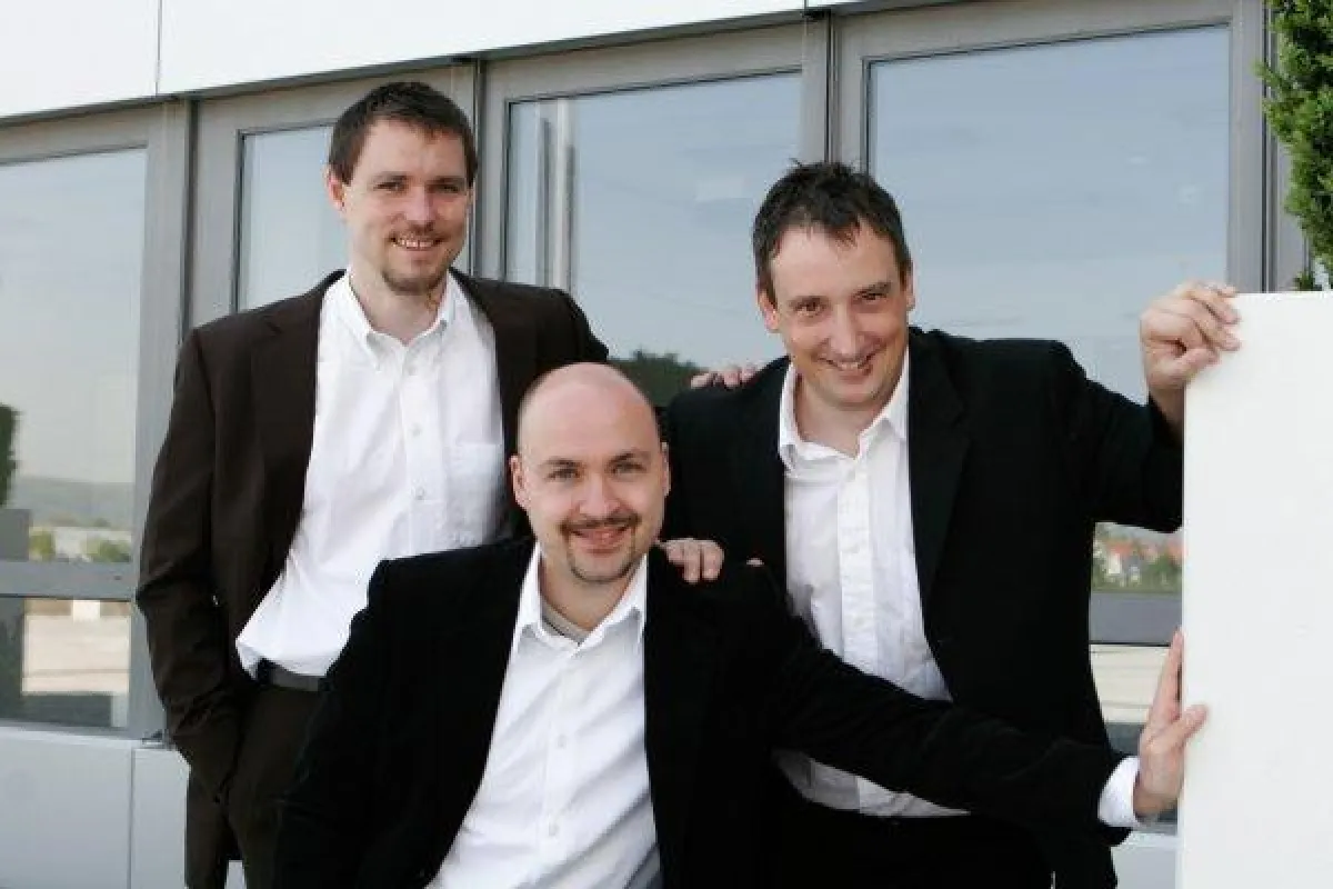 erdfisch Internetlösungen ist die Web-Agentur aus Heidelberg. Die drei Geschäftsführer Stefan Auditor, Fabian Lorenzen und Frank Holldorff (von links) sind auf das Open-Source Content Management Syste