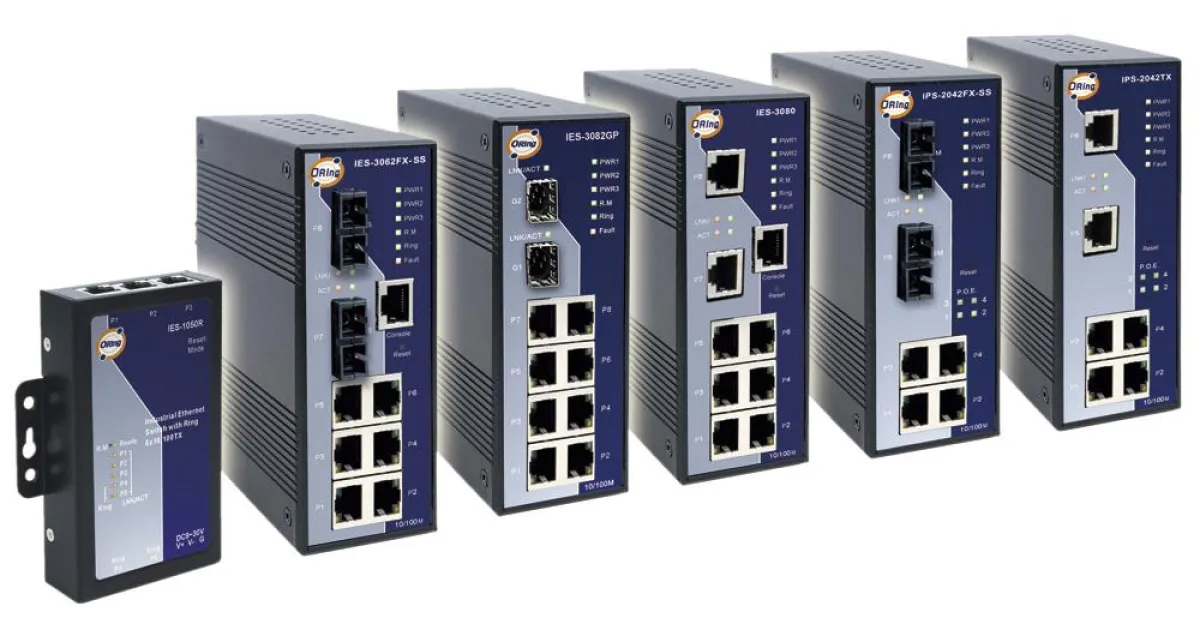Industrial Ethernet Switches von ORing