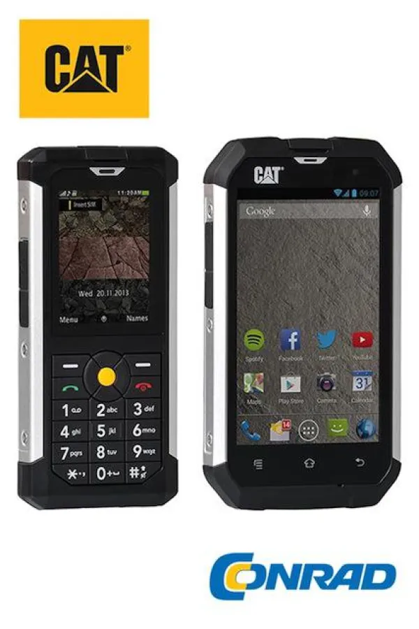 Das Cat B100 und Cat B15 werden in der aktuellen Bundesliga-Saison prasentiert.