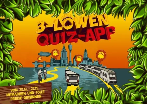 Bild: Großes Gewinnspiel mit der neuen 3-Löwen-Takt-Quiz-App: 30.362 Haltestellen im Ländle sind Quiz-Spots