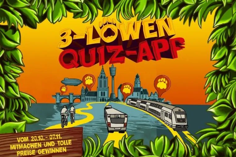 Großes Gewinnspiel mit der neuen 3-Löwen-Takt-Quiz-App: 30.362 Haltestellen im Ländle sind Quiz-Spots Bild: Großes Gewinnspiel mit der neuen 3-Löwen-Takt-Quiz-App: 30.362 Haltestellen im Ländle sind Quiz-Spots