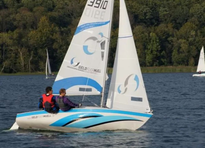 Bild: Fränkisches Dou segelt weiter erfolgreich gegen den Wind