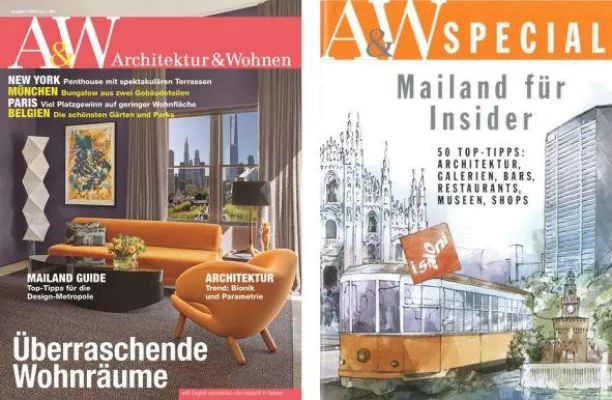 Bild: A&W Ausgabe 2/2015: Überraschende Wohnträume in New York, Paris und an den Rheinmetropolen Köln und Düsseldorf