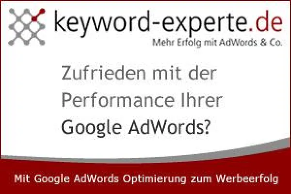Bild: Mit Google AdWords Optimierung zum Werbeerfolg