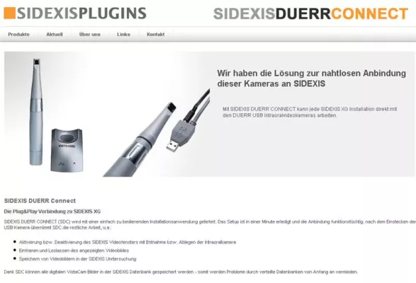 Bild: IDS 2009 - Dürr VistaCam Anbindung direkt an SIRONA SIDEXIS, neu auf SIDEXISPLUGINS.DE