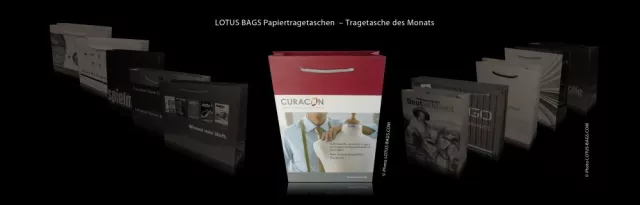 Bild: LOTUS BAGS Papiertragetaschen - Tragetasche des Monats "CURACON"