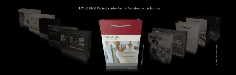 Bild: LOTUS BAGS Papiertragetaschen - Tragetasche des Monats "CURACON"